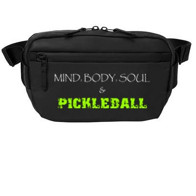 Fun Pickleball, Mind Body Soul, Pickleball For Life Crossbody Pack