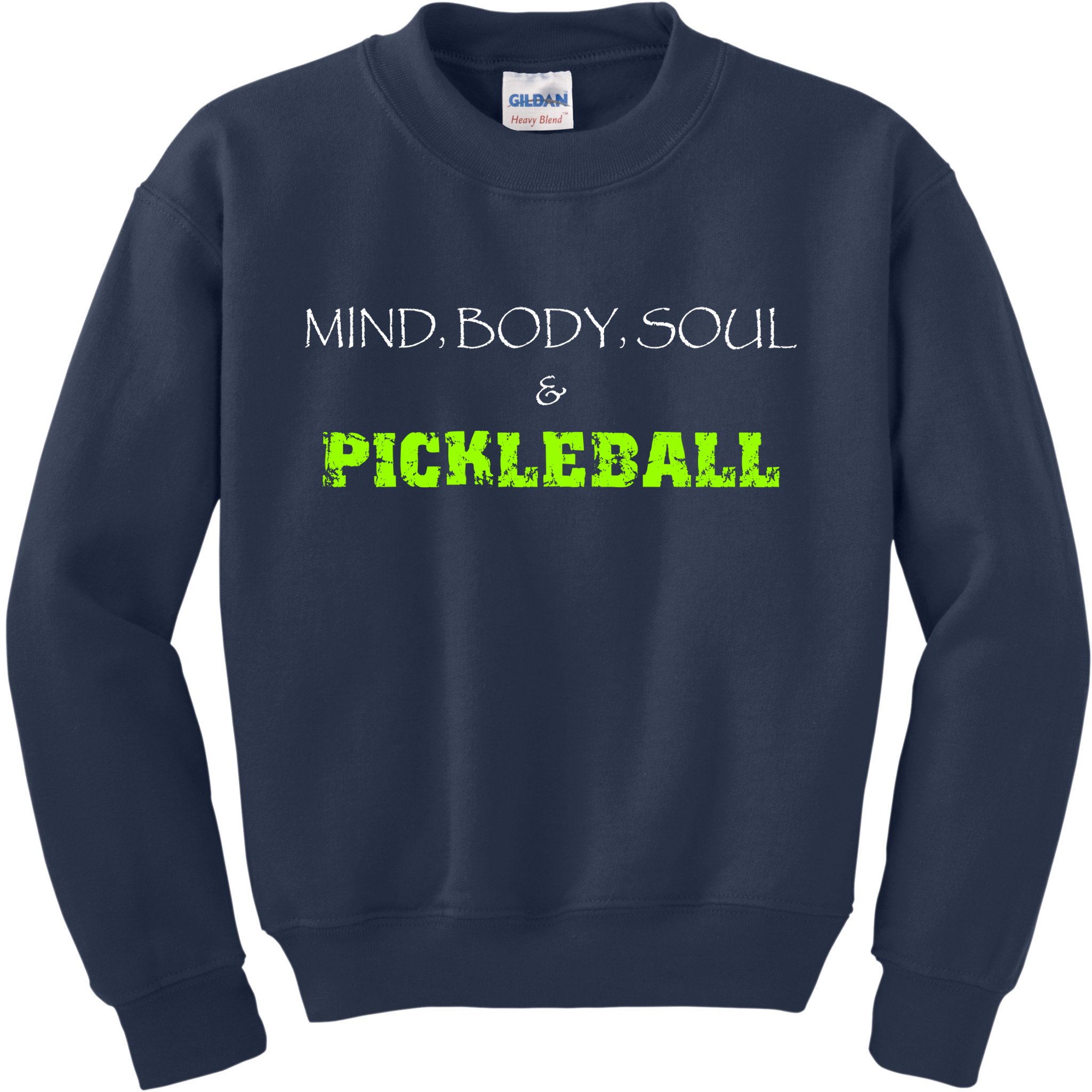 Fun Pickleball, Mind Body Soul, Pickleball For Life Kids Sweatshirt