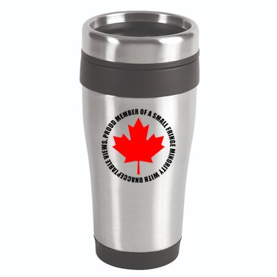 Fringe Proud Member Canadian Truckers 16oz Travel Tumbler