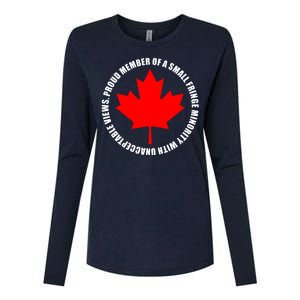 Fringe Proud Member Canadian Truckers Womens Cotton Relaxed Long Sleeve T-Shirt