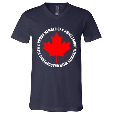 Fringe Proud Member Canadian Truckers V-Neck T-Shirt