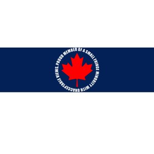 Fringe Proud Member Canadian Truckers Bumper Sticker