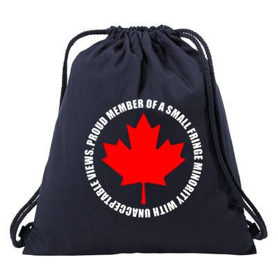 Fringe Proud Member Canadian Truckers Drawstring Bag