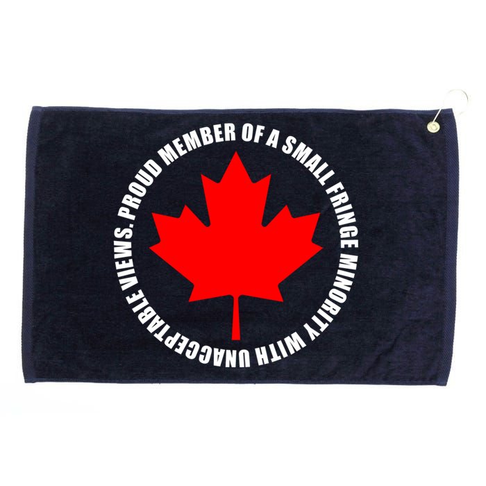 Fringe Proud Member Canadian Truckers Grommeted Golf Towel