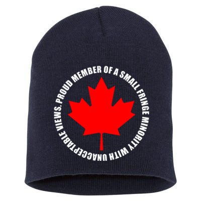 Fringe Proud Member Canadian Truckers Short Acrylic Beanie