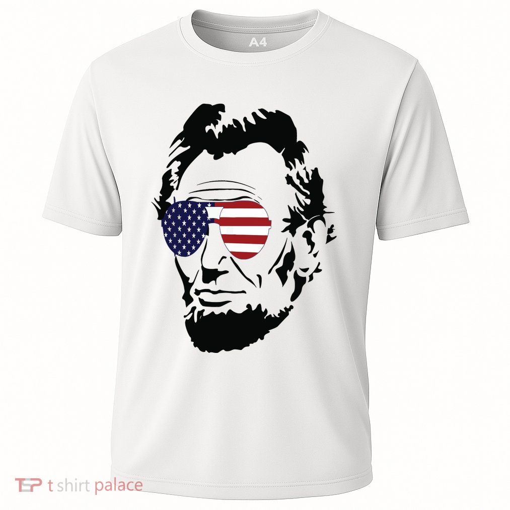 Funny Patriot Merica Abe Lincoln Americana Performance Shirt