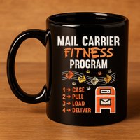 Funny Postman Mail Carrier Rural Carrier Letter Gift 11oz C Handle Ceramic Mug