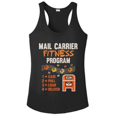 Funny Postman Mail Carrier Rural Carrier Letter Gift Ladies PosiCharge Competitor Racerback Tank