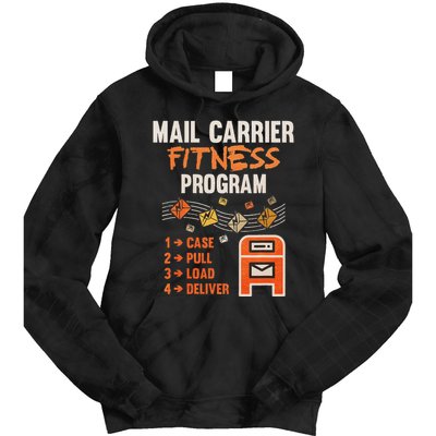 Funny Postman Mail Carrier Rural Carrier Letter Gift Tie Dye Hoodie