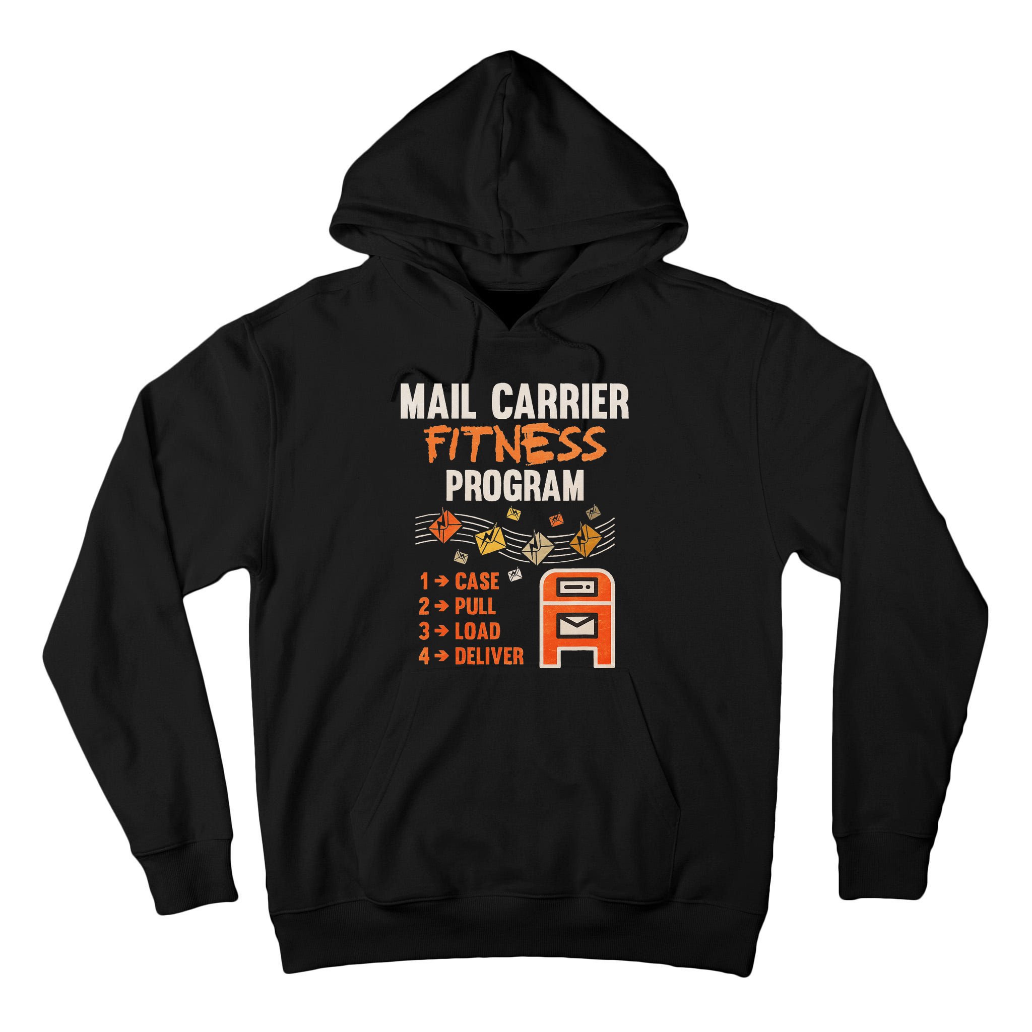 Funny Postman Mail Carrier Rural Carrier Letter Gift Tall Hoodie