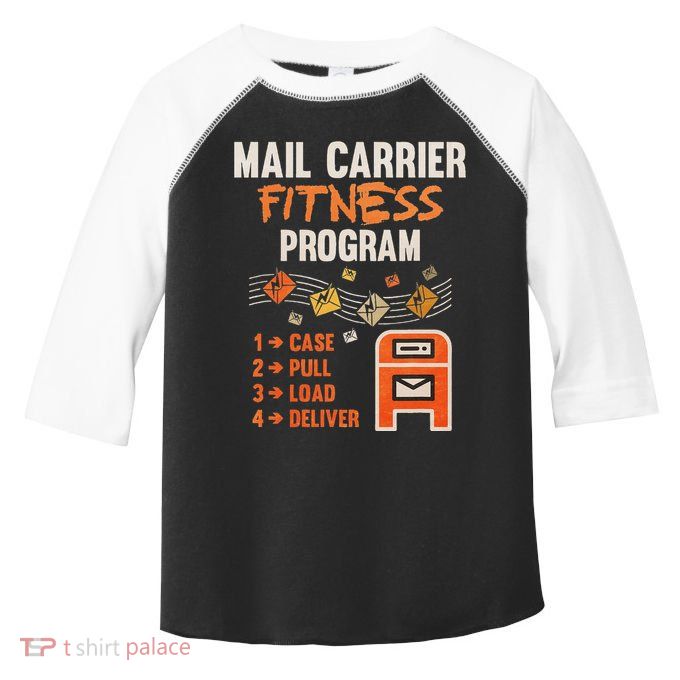Funny Postman Mail Carrier Rural Carrier Letter Gift Toddler Fine Jersey T-Shirt
