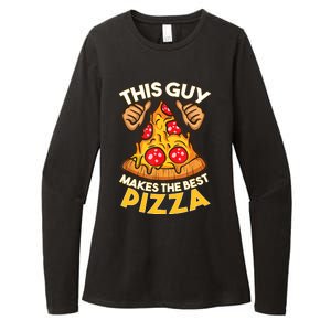 Funny Pizza Maker Gift Food Chef Womens CVC Long Sleeve Shirt