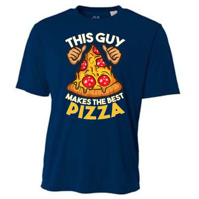 Funny Pizza Maker Gift Food Chef Cooling Performance Crew T-Shirt