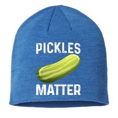 Funny Pickles Matter National Pickle Day Fun Celebration Tee Cool Gift Sustainable Beanie