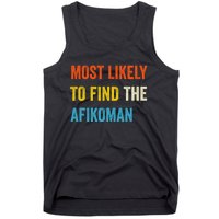 Funny Passover Most Likely To Find The Afikoman Tank Top