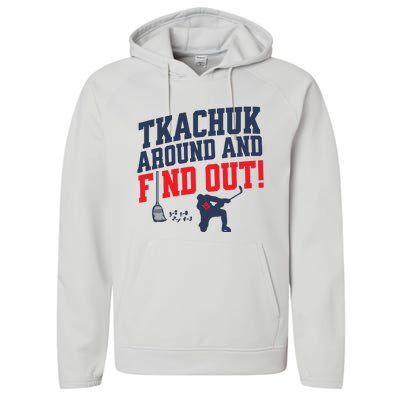 Florida P.A.N.T.H.E.R.S Matthew Tkachuk Around And Find Out Performance Fleece Hoodie