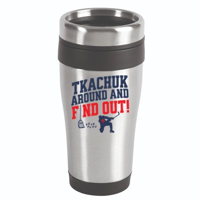 Florida Tkachuk Around And Find Out 16oz Travel Tumbler