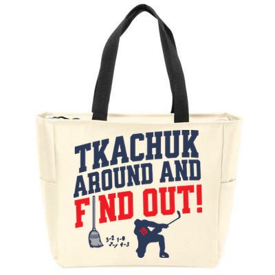 Florida P.A.N.T.H.E.R.S Matthew Tkachuk Around And Find Out Zip Tote Bag