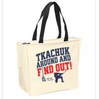 Florida P.A.N.T.H.E.R.S Matthew Tkachuk Around And Find Out Zip Tote Bag