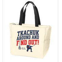 Florida P.A.N.T.H.E.R.S Matthew Tkachuk Around And Find Out Zip Tote Bag