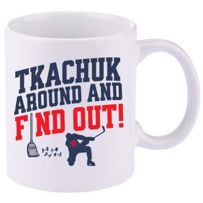 Florida P.A.N.T.H.E.R.S Matthew Tkachuk Around And Find Out 11oz C Handle Ceramic Mug