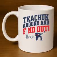 Florida P.A.N.T.H.E.R.S Matthew Tkachuk Around And Find Out 11oz C Handle Ceramic Mug