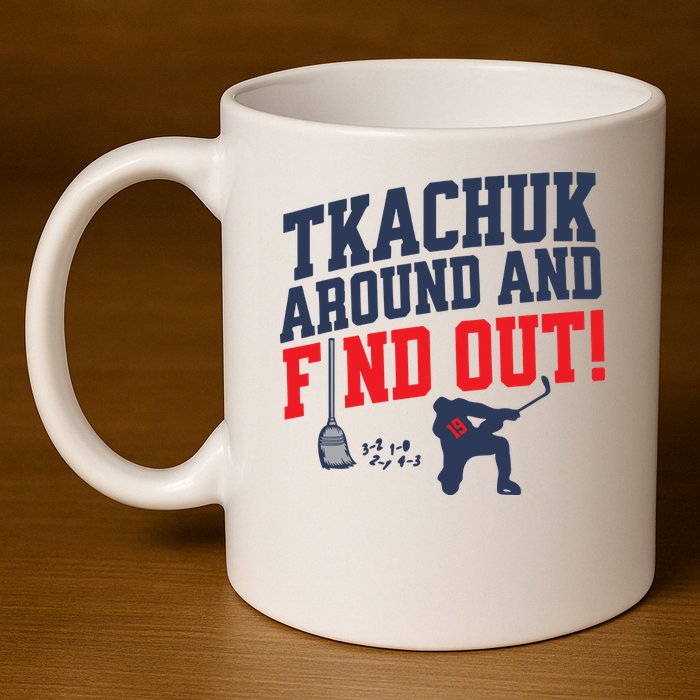 Florida P.A.N.T.H.E.R.S Matthew Tkachuk Around And Find Out 11oz C Handle Ceramic Mug