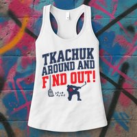 Florida P.A.N.T.H.E.R.S Matthew Tkachuk Around And Find Out Womens Tank Top