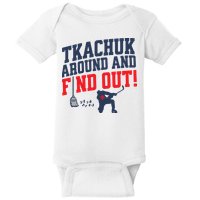 Florida P.A.N.T.H.E.R.S Matthew Tkachuk Around And Find Out Baby Bodysuit