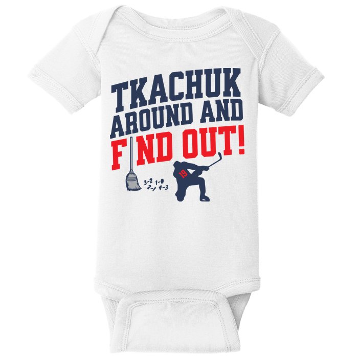 Florida P.A.N.T.H.E.R.S Matthew Tkachuk Around And Find Out Baby Bodysuit