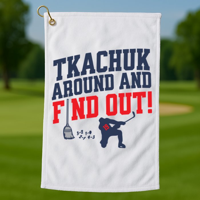 Florida Tkachuk Around And Find Out Golf Towel