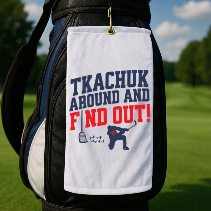 Florida Tkachuk Around And Find Out Golf Towel