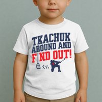 Florida P.A.N.T.H.E.R.S Matthew Tkachuk Around And Find Out Toddler T-Shirt