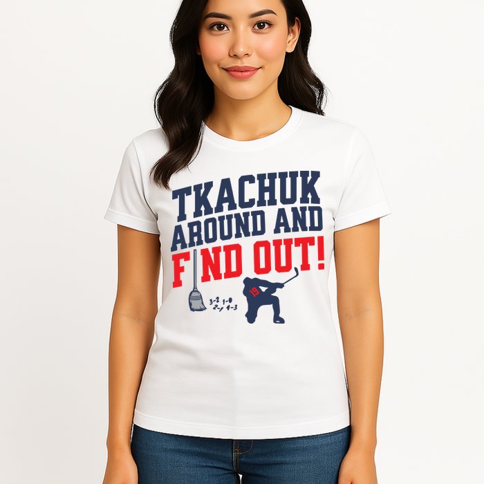 Florida P.A.N.T.H.E.R.S Matthew Tkachuk Around And Find Out Womens T-Shirt