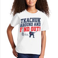 Florida P.A.N.T.H.E.R.S Matthew Tkachuk Around And Find Out Kids T-Shirt