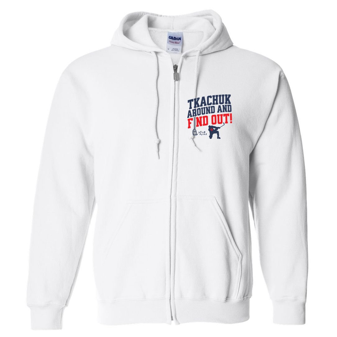 Florida Tkachuk Around And Find Out Full Zip Hoodie