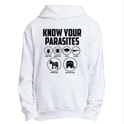 Funny Political Meme Know Your Parasites Urban Pullover Hoodie