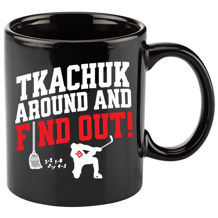 Florida P.A.N.T.H.E.R.S Matthew Tkachuk Around And Find Out 11oz C Handle Ceramic Mug