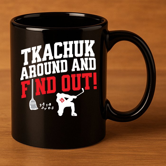 Florida P.A.N.T.H.E.R.S Matthew Tkachuk Around And Find Out 11oz C Handle Ceramic Mug