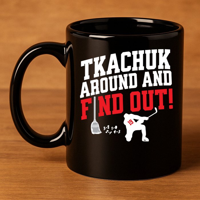 Florida P.A.N.T.H.E.R.S Matthew Tkachuk Around And Find Out 11oz C Handle Ceramic Mug