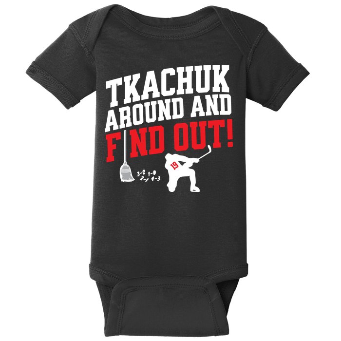 Florida P.A.N.T.H.E.R.S Matthew Tkachuk Around And Find Out Baby Bodysuit