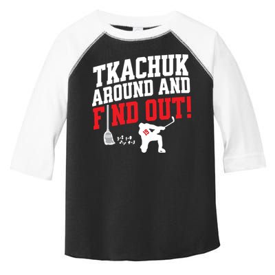 Florida P.A.N.T.H.E.R.S Matthew Tkachuk Around And Find Out Toddler Fine Jersey T-Shirt