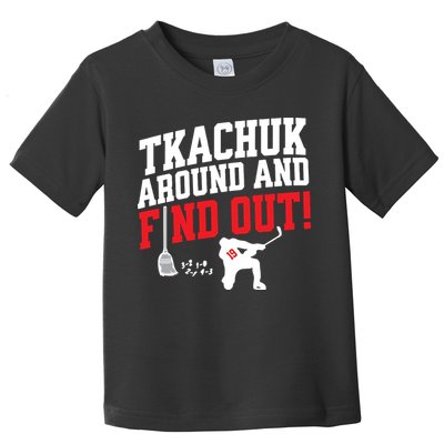 Florida P.A.N.T.H.E.R.S Matthew Tkachuk Around And Find Out Toddler T-Shirt