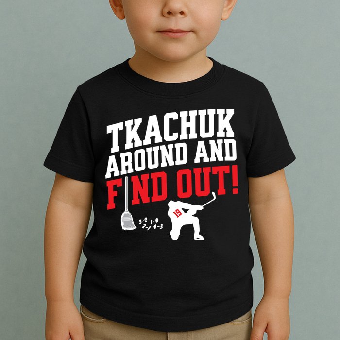 Florida P.A.N.T.H.E.R.S Matthew Tkachuk Around And Find Out Toddler T-Shirt
