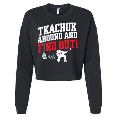 Florida P.A.N.T.H.E.R.S Matthew Tkachuk Around And Find Out Cropped Pullover Crew