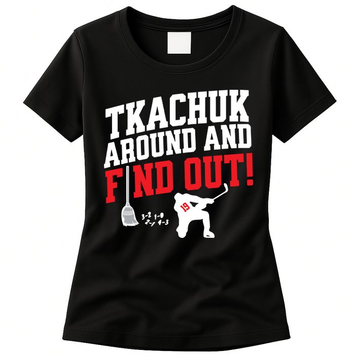 Florida P.A.N.T.H.E.R.S Matthew Tkachuk Around And Find Out Womens T-Shirt