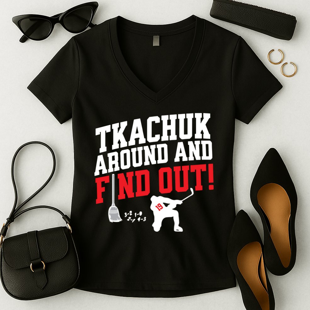 Florida Tkachuk Around And Find Out Women's V-Neck T-Shirt