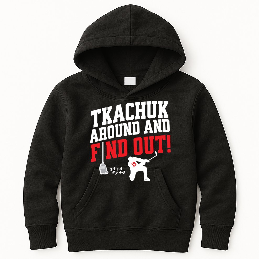 Florida Tkachuk Around And Find Out Kids Hoodie