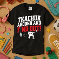 Florida P.A.N.T.H.E.R.S Matthew Tkachuk Around And Find Out Kids T-Shirt