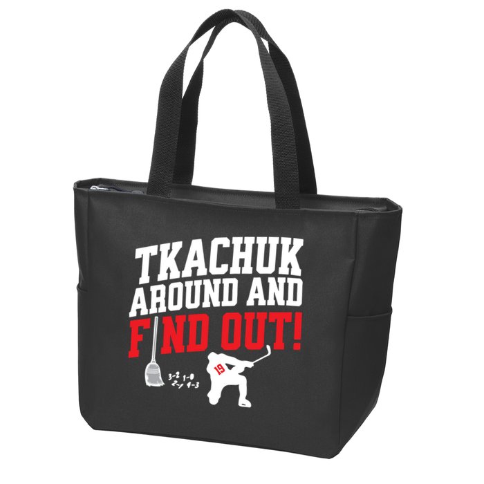 Florida P.A.N.T.H.E.R.S Matthew Tkachuk Around And Find Out Zip Tote Bag